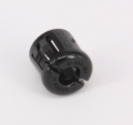 Einrastbuchsen Nylon 6.6. schwarz - (hitzestabilisiert nach UL94 V2) 9.5x3.2x3.2mm